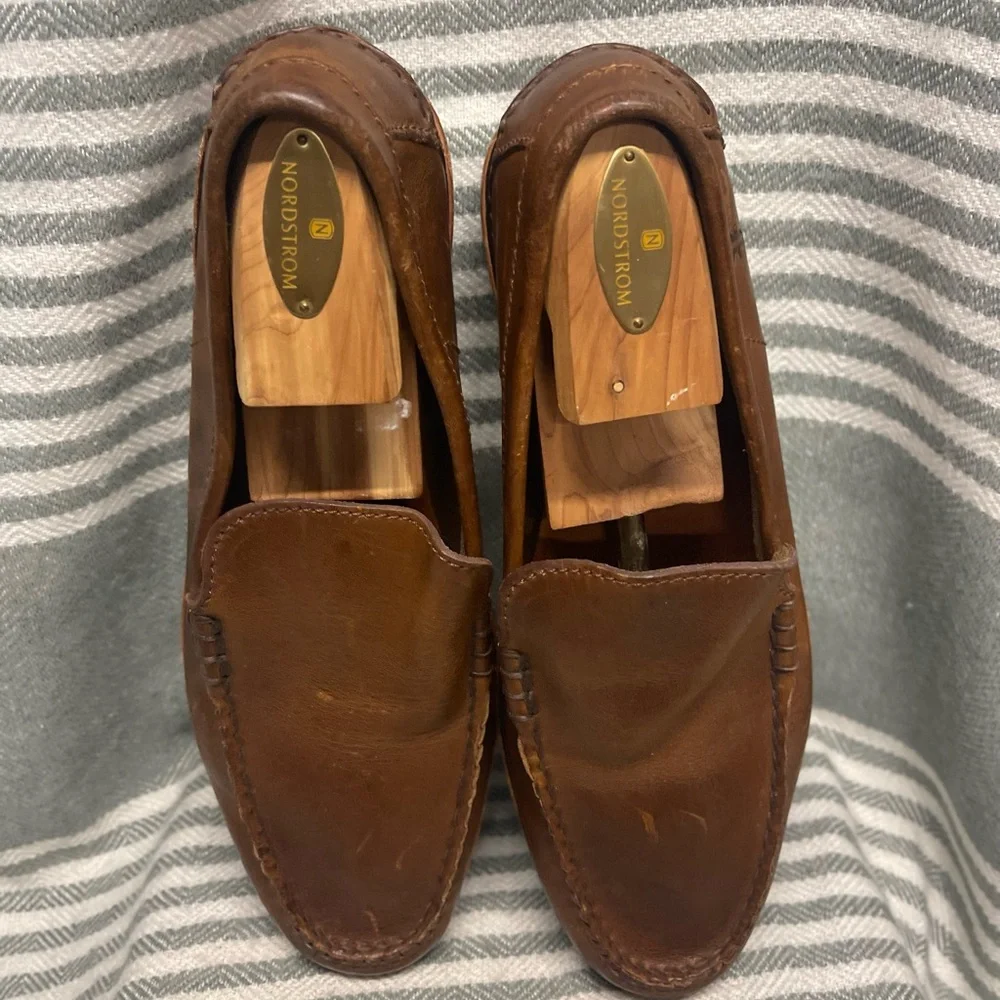Frye “Whisky” Brown Slip on Dress Shoes Size‎ 8